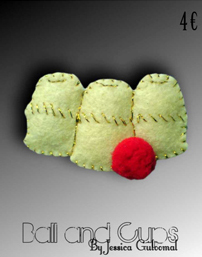 Broche Balls and Cup