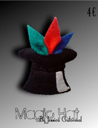 Broche Magic Hat