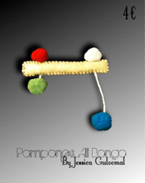 Broche Pompones