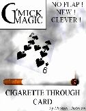 Cigarette Through Card - Mickael Chatelain