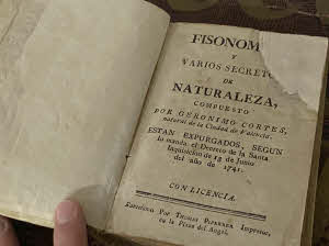 Fisonomia y Varios Secretos de la Naturaleza. Año 1741 por GERONIMO CORTES